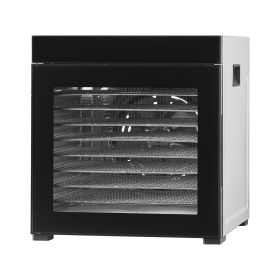 VEVOR Food Dehydrator Machine, 10 Stainless Steel Trays, 1000W Electric Food Dryer with Adjustable Temperature & 24-Hour Timer, Freeze Dryer for