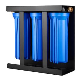 VEVOR RV Water Filtration System, 3-Cartridge Water Filter System for Campers, Remove Sediments, Chlorine, Bad Tastes, Odors, and Most Contaminan