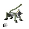 French Fry Cutter, Potato Slicer with 1/2-Inch Stainless Steel Blade, Manual Potato Cutter Chopper with Suction Cups, Great for Potato, French Fries