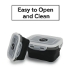 GLIDER S20 Black Bento Premium Lunch Box & Food Storage Container
