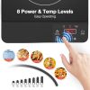Induction Cooktop,1800W Portable Induction Burner & 10 Inch Fry Pan,110V-120V Hot Plate for Home, Electric Cooktop with 8 Power & 8 Temperature Levels