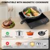 Induction Cooktop,1800W Portable Induction Burner & 10 Inch Fry Pan,110V-120V Hot Plate for Home, Electric Cooktop with 8 Power & 8 Temperature Levels