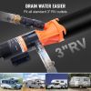 RV Portable Macerator Pump, 12V, 12GMP Quick Release RV Waste Pump
