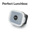 GLIDER S20 Black Bento Premium Lunch Box & Food Storage Container