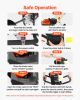 Gas Powered Ice Auger, 52CC 2-Stroke Ice Fishing Augers with 8" Steel Drill Bit, Cold-Resistant & Portable Post Hole Digger