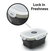 GLIDER S20 Black Bento Premium Lunch Box & Food Storage Container