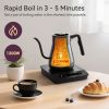 Gooseneck Electric Kettle with Temperature Control, 27oz Rapid Heating Electric Kettle for Pour Over Coffee/Tea, Auto Shut Off & Boil-Dry Protection