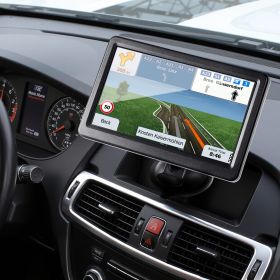 GPS Navigator For Car 7 Inch Touch Screen 16GB GPS Navigation System With Map (Option: Black)