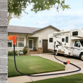 100 FT 50A RV Extension Cord STW 6/3 +8/1 Gauge Wire NEMA 14-50P NEMA 14-50R ETL (Option: Black)