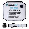 CoolerPak Ice Pack -Refillable Reusable – Cold for Days – Non-Toxic, Leakproof, Potable Drinking Water Safe – Built Tough, Rolls Up for Storage